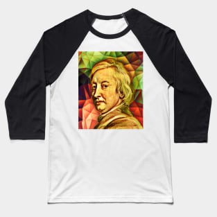 John Dryden Snow Portrait | John Dryden Artwork 15 Baseball T-Shirt